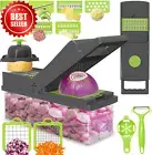 14-in-1 Vegetable Chopper Mandoline Slicer Dicer Grater Shredder Multifunctional