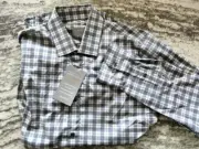 Perry Ellis Men's Long Sleeve Dress Shirt 17 36/37 NICE, $60 MINT FREE SHIP!