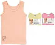 [Bonds] Baby Ribbie Chesty Singlet Ribbed Top Tank Pink Yellow Boys Girls Byxjgx