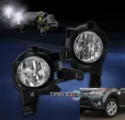 FOR 13-15 TOYOTA RAV4 BUMPER DRIVING CHROME FOG LIGHT LAMP W/8K HID+COVER+SWITCH (for: Toyota)