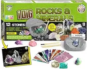 XXTOYS Excavation Rock Mineral Dig Kit for Kids Natural Gem Crystal Mining Stones Science Education Stem Party 12 Packs