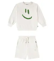 [Molo] Molo Mike cotton sweatpants and shorts set Y 8 white