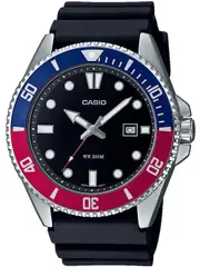 Casio Collection MDV-107-1A3VEF Black Resin Mens Watch