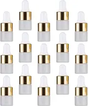 MERRYHAPY Glass Dropper Bottles Essential Oil Bottles Dispenser Portable Travel Containers