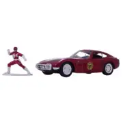 Power Rangers 1967 Toyota 2000 GT w Red Ranger Figure 1:32 Scale Hollywood Ride