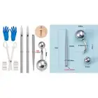 Body Piercing Kit Surgical Steel Threaded Taper Pin Needles Lip Nose Tongue TAI