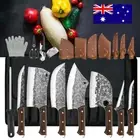 Full Tang Camping Knives Set Chinese Butcher Knife Vegetable Chef Knives Slice