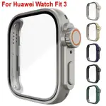 更換華為 WATCH FIT 3 的 ULTRA 保護殼鋼化玻璃保護殼華為 WATCH FIT3 的屏幕保護膜升級至 U