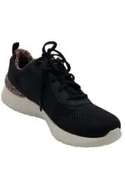 Skechers Skech Air Dynamight Washable Lace Up Sneaker Black