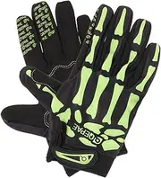 [HANABASS] 2 Pairs Touch Screen Gloves Winter Gloves for Women Cycling Skiing Climbing Fashion Skull Pattern Warm