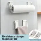 Paper Towel Roll Holder Magnetic Fridge Rack Organizers Spice Storage Rack I6C5