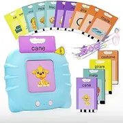Flash Cards Talking Italian, Educational Games Children 1 2 3 4 5 6 Years, Electronics Flash Card Gift, Montessori Games Interactive Learning (12 Themes, 224 Words)