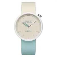 在飛比找Yahoo!奇摩拍賣優惠-FILA斐樂手錶男女士新款時尚硅膠防水撞色情侶錶小眾歐美腕錶