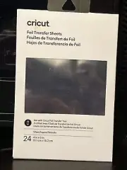 Cricut Silver foil sheets 4x6 for use with Maker or Explore machines