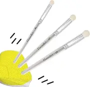 Himmlfel Drybrush Set，3 Sizes Dry Brush Miniature Painting，Professional Dry Brushes for Citadel Game Model,Large Medium Detailed Model,Warhammer,Hobby Art Paint Brushes for Artist and Beginner