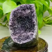 400g Natural Amethyst Geode Mineral Specimen Crystal Quartz Energy Decoration