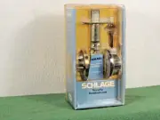 SCHLAGE SINGLE CYLINDER SECURITY DEADBOLT 2 KEYS ANTIQUE BRASS FINISH NEW BOXED