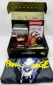 NEW Complete “Primal” Loot Crate March 2017 - Wolverine Figure & More - S