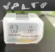 10* Dental Kids Strip Crown Form-Pedo Pediatric Deciduous Primary Anterior Crown