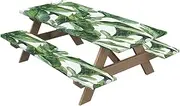 Fitted Picnic Table - Stylish Picnic Table Cloths Picnic Bench Covers | Elastic Picnic Table Covers, Beautiful Picnic Table Bench Covers for Barbecues, Painting