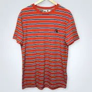 Quicksilver Men's Stripe T-Shirt The Deluxe Tee Size Large Brand New With Tags