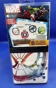 MARVEL Wall Decals Captain America Hulk Spider-Man Thor Stickers Decor New