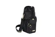 SACHI CROSSBODY INSULATED BOTTLE BAG - BLACK