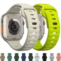 在飛比找蝦皮商城優惠-矽膠運動錶帶橡膠兼容Apple Watch Ultra 8 