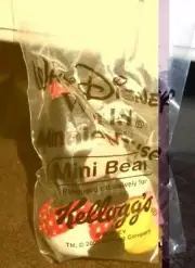 New Walt Disney Minnie Mouse Soft Toy Plush Kelloggs 2001