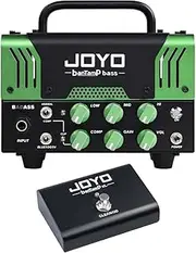 JOYO banTamP "Badass" 50 Watt Hybrid Tube Bass Amplifier Head Compressor Gain BT