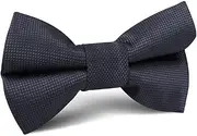[OTAA] Dubrovnik Charcoal Grey Diamond Kids Bow Tie Charcoal Dubrovnik Charcoal Grey Diamond Kids Bow Tie