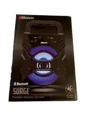 SURGE Bluetooth Portable Wireless Speaker Clear Boom Lights Up To Beat FX 2BOOM