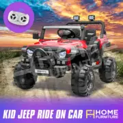 Kids Ride On Car Electric Car Toys Jeep Battery 12V Remote Control Toys Red