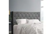 Artiss Bed Head Headboard Queen Size Fabric - CAPPI Grey
