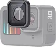 NovelGoal UV Mirror Replacement Sports Camera Lens Dust Cover Compatible with GoPro Hero 11 10 9 UV Protective Filter Accessories
