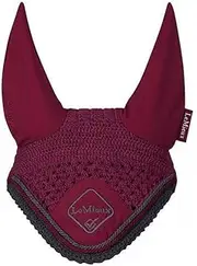 LeMieux Classic Fly Hood with Soft Lycra Ears - Close Knit Crochet - Comfortable Fit Equestrian Mask - Sport Horse Wear