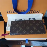 在飛比找蝦皮購物優惠-精品二手 LV M60742 經典Monogram拉鍊長夾(