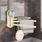 Wall Mounted Suction Cup Storage Shelf Suction Cup Door Hooks for Kitchen