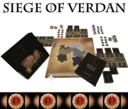NIB & Sealed! Jester's Hand Board Game - Siege of Verdan, Strategy 1-5 Players