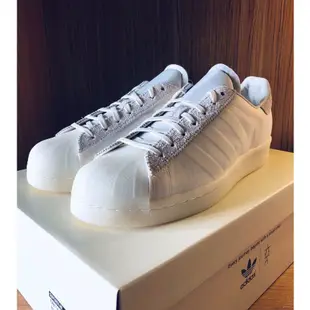 正品E現貨ason x Adidas Originals Superstar 陳奕迅 白色 FX8116