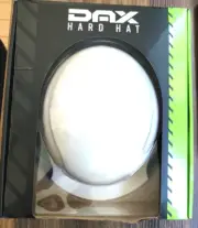 LIFT Safety DAX White Hard Hat Full Brim Fiber Resin Ratchet Type I ANSI New