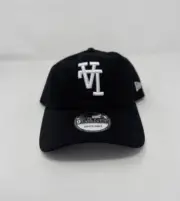 LA Upside Down (Black) New Era Dad Hat 9Twenty (White Thread)