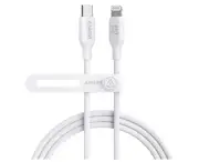 Anker Powerline II, Lightning Cable MFi Certified 6ft, White, Greener, Charger