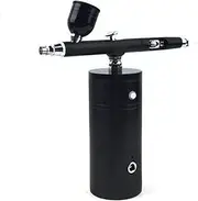 Meichoon Airbrush Air Pump Kits Mini Portable Charging Spray Gun Compressor Air Brush Set for Model Spray Painting and Colour Painting, NA06