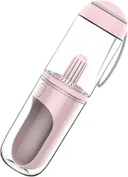 Pet Travel Water Bottle Leakproof and Cats Portable Outing Water Bowl with Detachable Components for Walking and Outdoor Adventures
