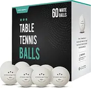PRO-SPIN Ping Pong Balls - White 3-Star 40+ Table Tennis Balls (Pack of 12,24) | High-Performance ABS Training Balls | Ultimate Durability for Indoor / Outdoor Ping Pong Tables, Competitions, Games