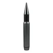 Anti-Theft Gunmetal Vulcan Billet Stubby Short Antenna 7" AM FM For All Jeep (for: Jeep)