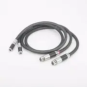 Silver Plated RCA to XLR Female Audio interconnect Cable HiFi(RCA to XLR Female,0.5m)