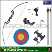 Adults Longbow Set Archery Take down 56Inch Target & Hunting 20/30/40lbs