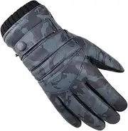 [OATIPHO] 1 Pair Outdoor Gloves Biking Gloves Running Gloves Touchscreen Sports Gloves Screen Touch Gloves Thicken Cycling Gloves Winter Mittens Down Mittens Gloves for Winter Work Glove
